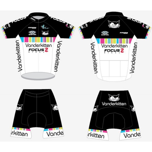 2012 Damen vanderkitten Radbekleidung Radtrikot Kurzarm und Fahrradhosen Kurz JFEE893