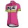 2015 ALE Damen rose Radtrikot Kurzarm KMUP796