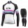 Damen LIV RACE DAY SS 2015 Long white Cycling Fahrradbekleidung Radtrikot Satz Langarm und Lange Fahrradhose YFON145