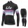 Damen LIV RACE DAY SS 2015 Long Black Cycling Fahrradbekleidung Radtrikot Satz Langarm und Lange Fahrradhose ZBQC742