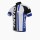 2014 Giant Radtrikot Kurzarm Schwarz Weiß Blau FTEH752