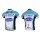 2012 Omega Pharma-Quick Step Radtrikot Kurzarm Weiß Blau FXOU926