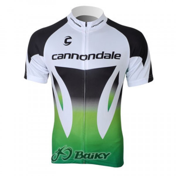 2012 Cannondale Radtrikot Kurzarm Weiß Schwarz Grün LTGC369