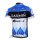 2012 Garmin Barracuda Radtrikot Kurzarm Weiß Blau OVOM935