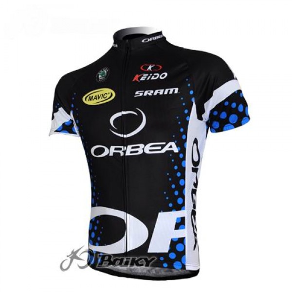 Orbea Pro Team Radtrikot Kurzarm Blau WUOX232