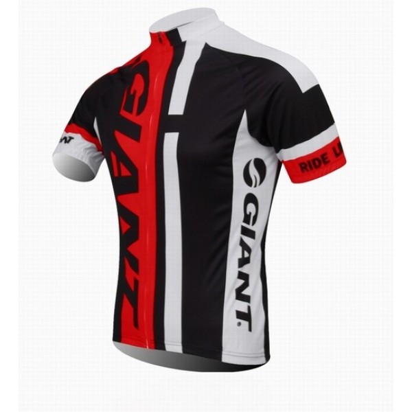 2014 Giant Radtrikot Kurzarm Schwarz Rot WXOW919