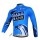 Saxo Bank Sungard Pro Team Fahrradtrikot Langarm Blau Schwarz BMPW531