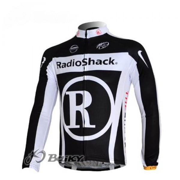 RadioShack Trek Nissan Fahrradtrikot Langarm Schwarz FEBH435