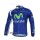 Movistar Team Fahrradtrikot Langarm Blau PSNX720