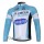 Omega Pharma Quick Step Pro Team Fahrradtrikot Langarm Blau Weiß WKCQ802
