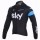 2013 Team Sky Fahrradtrikot Langarm Schwarz Blau WPOK341