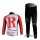 RadioShack Trek Radbekleidung Satz Fahrradtrikot Langarm und Lang Radhose Rot FXVA164
