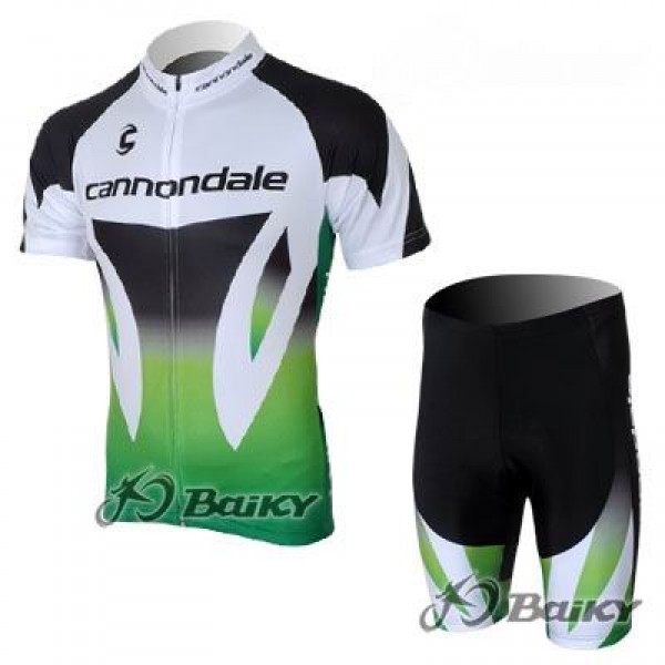 Cannondale Radtrikot Kurzarm und Kurz Radhose Kits Weiß CSIG583