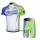 2012 Liquigas Cannondale Radbekleidung Radtrikot Kurzarm und Fahrradhosen Kurz Grün Weiß GGBZ941