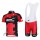 BMC Racing Team Radtrikot Kurzarm Kurz Trägerhose Kits Rot XXJB371