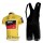 BMC 2011 Tour De France Radtrikot Kurzarm Kurz Trägerhose Kits Gelb ZHWZ528