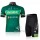 Europcar Pro Team Vendee Radtrikot Kurzarm und Kurz Radhose Kits Grün STDW566