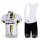 HTC-Highroad Pro Team Radtrikot Kurzarm Kurz Trägerhose Kits Weiß MKJL208