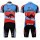 JAYCO Pro Team Radtrikot Kurzarm Kurz Radhose Kits Blau Rot MYOQ425