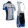 2013 KUOTA Fahrradbekleidung Satz Fahrradtrikot Kurzarm Trikot und Kurz Trägerhose Weiß Blau HTCO823