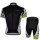 2013 LOOK Radtrikot Kurzarm und Kurz Radhose Kits Schwarz JMMP267