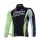 Liquigas Cannondale Pro Team Fahrradtrikot Langarm Schwarz Grün XYTA685