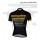 2013 Livestrong Radtrikot Kurzarm Schwarz Gelb FHRO781