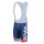 Lotto Belisol Kurz Trägerhose Blau Weiß 2013 WRFN753