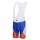 Rabobank Pro Team Kurz Trägerhose Orange Blau TRKO997
