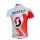 Scott Racing Team Radtrikot Kurzarm Weiß Rot BLDE919