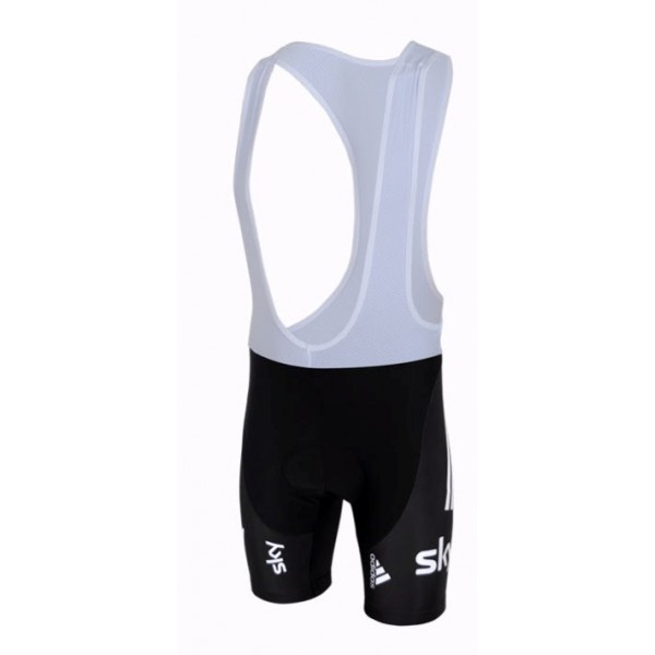 Team Sky UCI Kurz Trägerhose Schwarz Weiß 2013 WEGW215