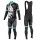2016 Bianchi Milano Sorisole Schwarz-Grün Fahrradbekleidung Satz Radtrikot Langarm+Lang Trägerhose HGJA427
