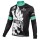 2016 Bianchi Milano Sorisole Schwarz-Grün Radtrikot Langarm ISAX348