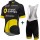 2016 Direct Energie Fahrradbekleidung Satz Fahrradtrikot Kurzarm Trikot und Kurz Trägerhose UNKQ273
