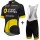 2016 Direct Energie Fahrradbekleidung Satz Fahrradtrikot Kurzarm Trikot und Kurz Trägerhose UNKQ273