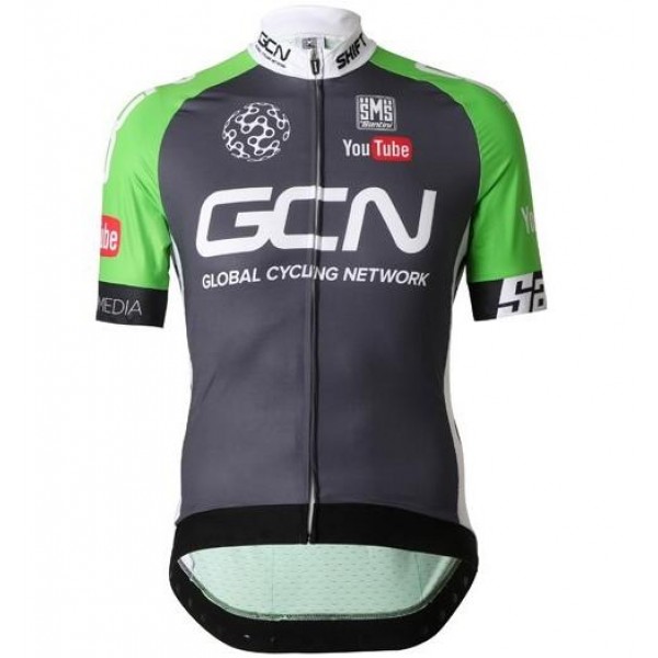 2016 GCN GLOBAL CYCLING NETWORK Radtrikot Kurzarm Grün ONUB293