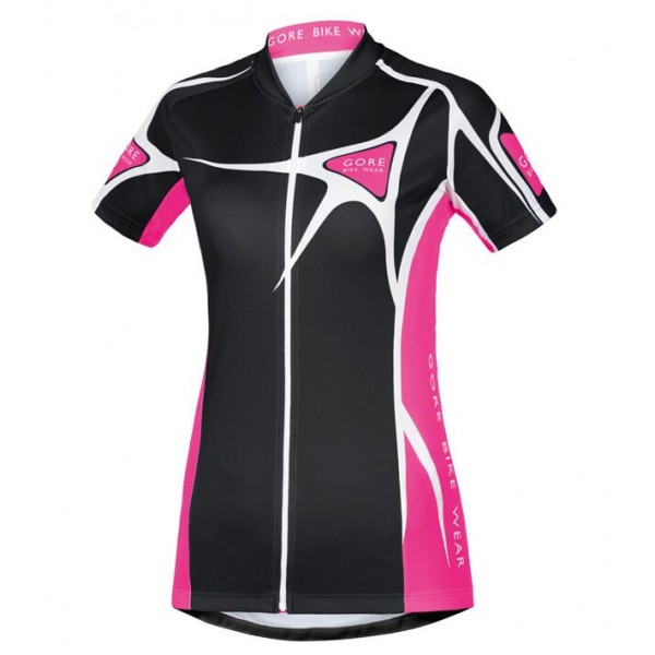 2016 GORE Radtrikot Kurzarm Damen Element Adrenaline 2.0 schwarz rose Fuchsie OFNS691