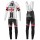 2016 Giant Alpecin TDF Ausgabe Weiß Fahrradbekleidung Satz Radtrikot Langarm+Lang Trägerhose BTCT404