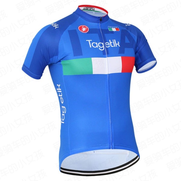 2016 Italien Skoda Radtrikot Kurzarm BJQN514