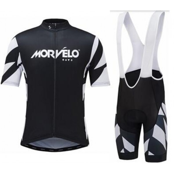 2016 Morvelo Fahrradbekleidung Satz Fahrradtrikot Kurzarm Trikot und Kurz Trägerhose 04 PWNT519