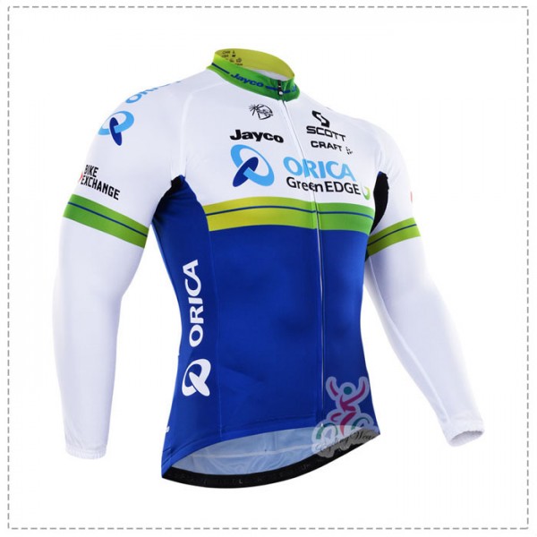 2016 orica greenedge Fahrradtrikot Langarm ZBNH624