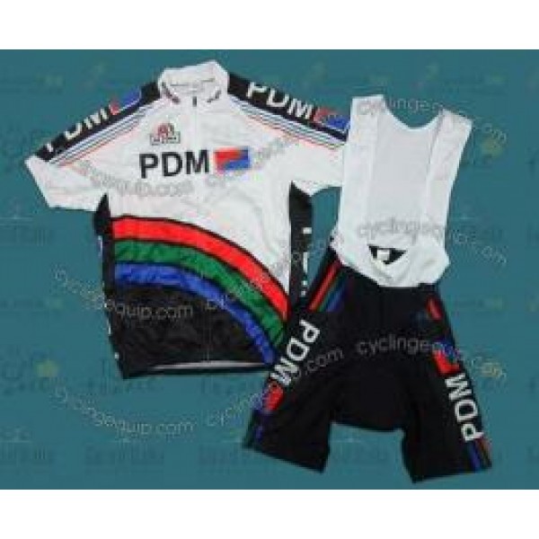 2016 PDM Fahrradbekleidung Satz Fahrradtrikot Kurzarm Trikot und Kurz Trägerhose YMME137