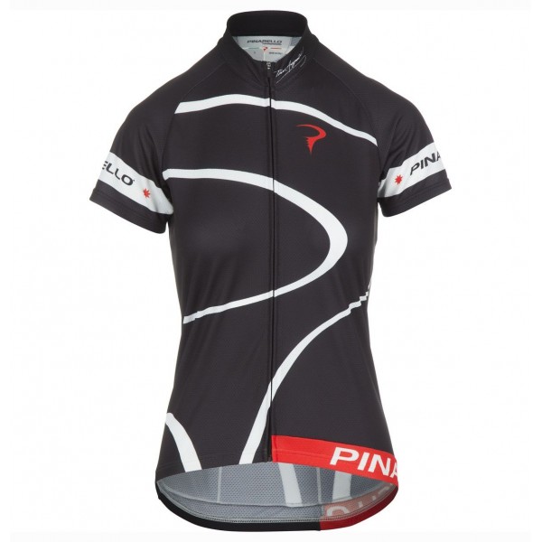 2016 Pinarello MIRA schwarz Damen Radtrikot Kurzarm CSHS603