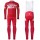 2016 Scott ODLO Team Rot Fahrradbekleidung Satz Radtrikot Langarm+Lang Trägerhose CKIE708