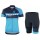 2016 Scott RC Pro schwarz blau Damens Radbekleidung Radtrikot Kurzarm und Fahrradhosen Kurz IMFG848