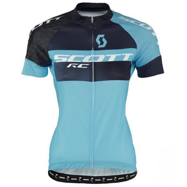 2016 Scott RC Pro Tec rayon de miel schwarz blau Damens Radtrikot Kurzarm OQJC680