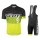 2016 Scott schwarz Grün gelb Fahrradbekleidung Satz Fahrradtrikot Kurzarm Trikot und Kurz Trägerhose RWFF834
