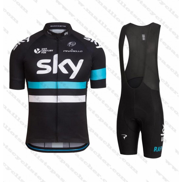 2016 SKY Fahrradbekleidung Satz Fahrradtrikot Kurzarm Trikot und Kurz Trägerhose 04 SHLF476