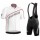 2016 Specialized SL Expert blanc Fahrradbekleidung Satz Fahrradtrikot Kurzarm Trikot und Kurz Trägerhose CTTH510