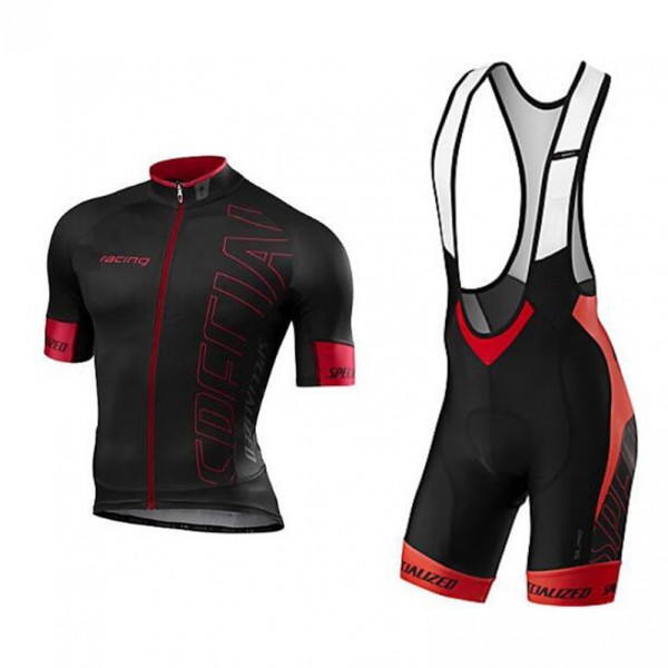 2016 Specialized Fahrradbekleidung Satz Fahrradtrikot Kurzarm Trikot und Kurz Trägerhose 03 QZDE247